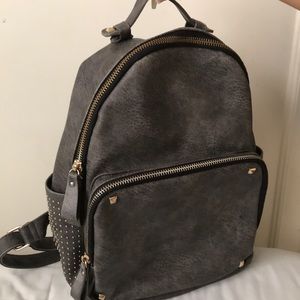 Gray backpack